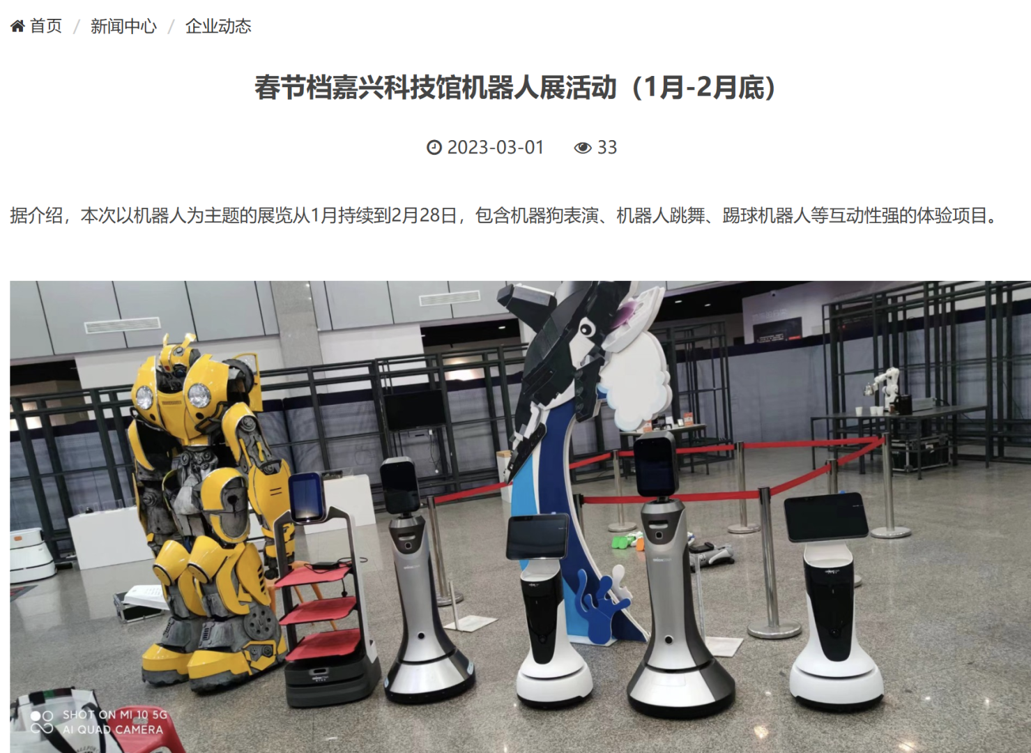 极克机器人西博会服务案例